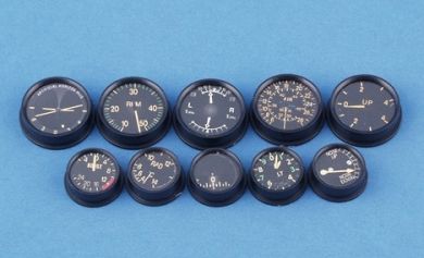 1/5 Scale Great Britian RAF WW2 Warbird Cockpit Instruments